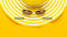 demo attachment 793 sunglasses and striped retro hat pgebdpr@2x
